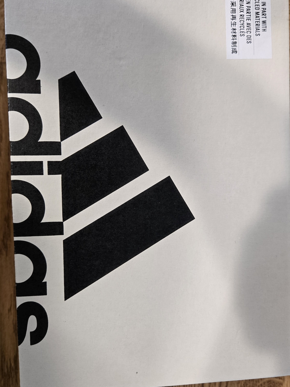 Adidas Black and White Wall Art Print - Adidas Branded Home Decor